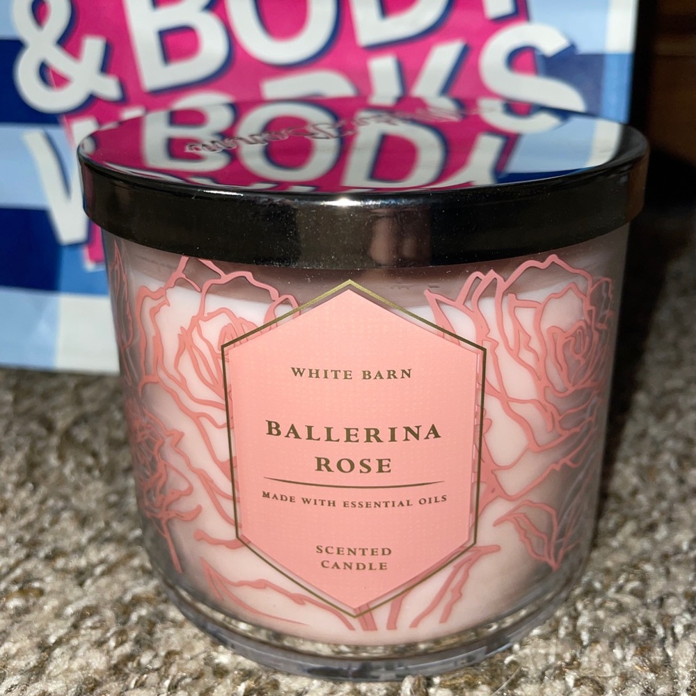 Bath & Body Works Ballerina Rose 3 wick